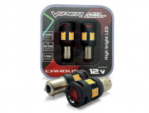 LED лампа (2шт) VIPER PY21W (BAU15S) 3020 30SMD Orange - 1